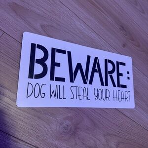 Beware Dog Sign